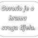govorio