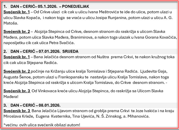 blagoslov obiteljicerić