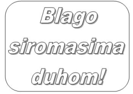 blago siromasima